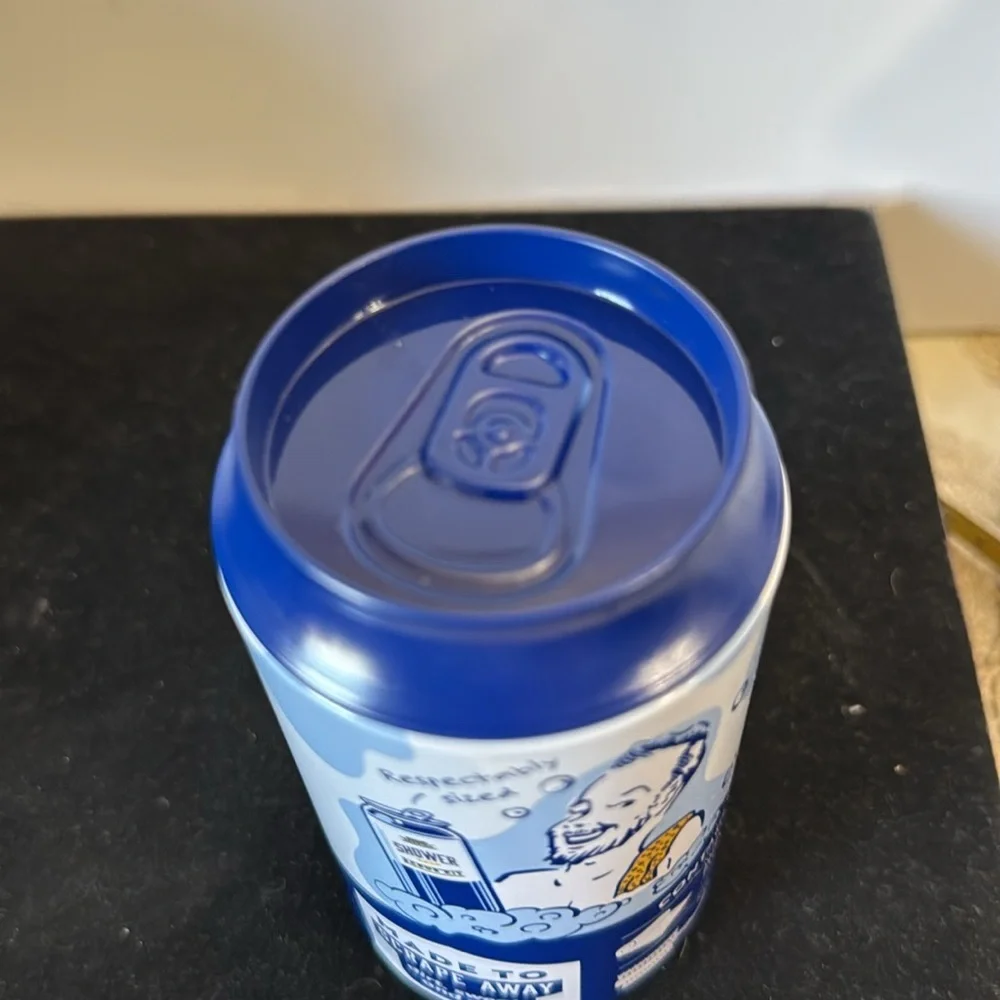 The perfect gift for that special someone, with this Blue and White Novelty Can